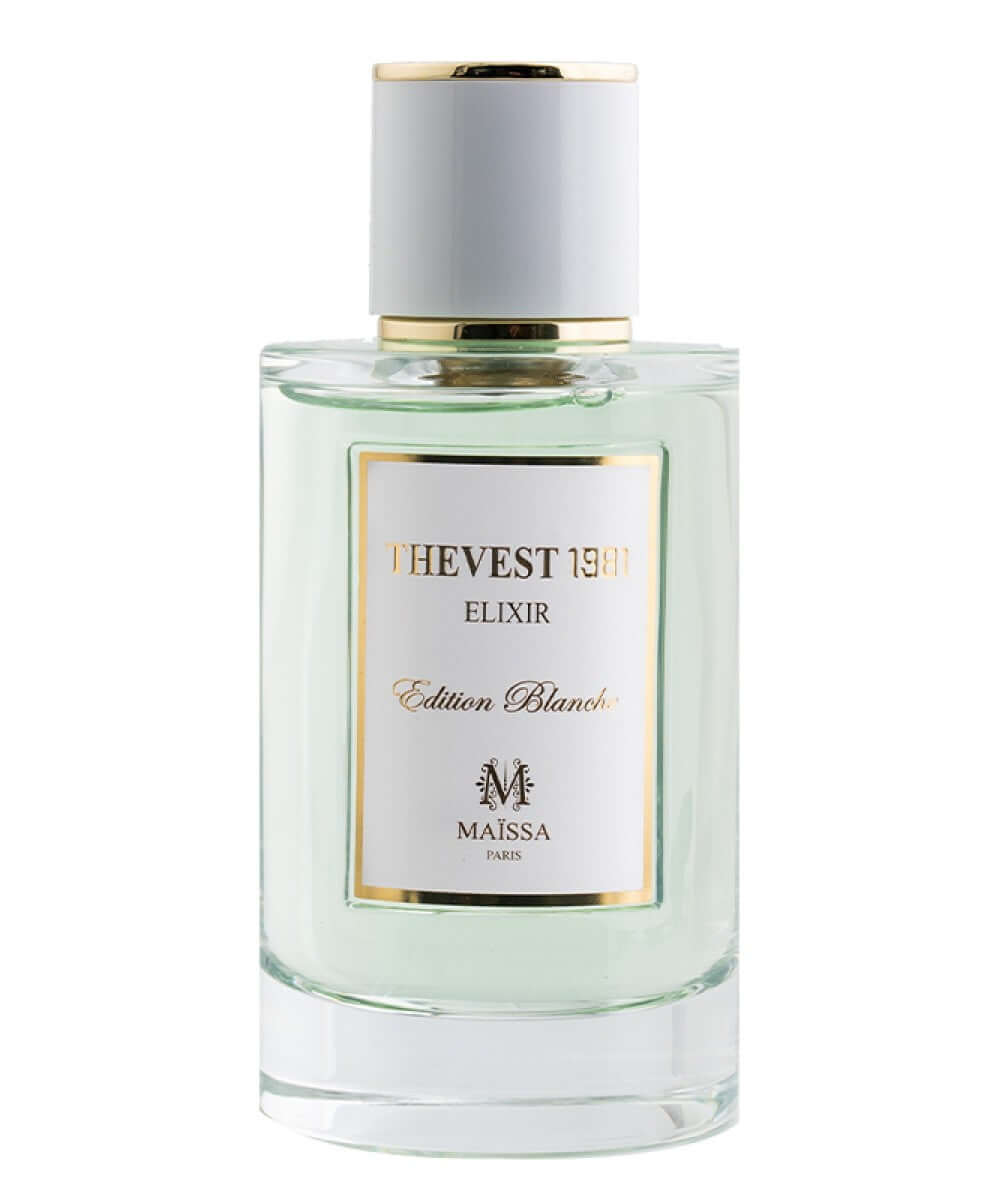 Luxurious THEVEST 1981 by Maison Maïssa, an elegant unisex fragrance with woody and floral notes, available at the5thscent.